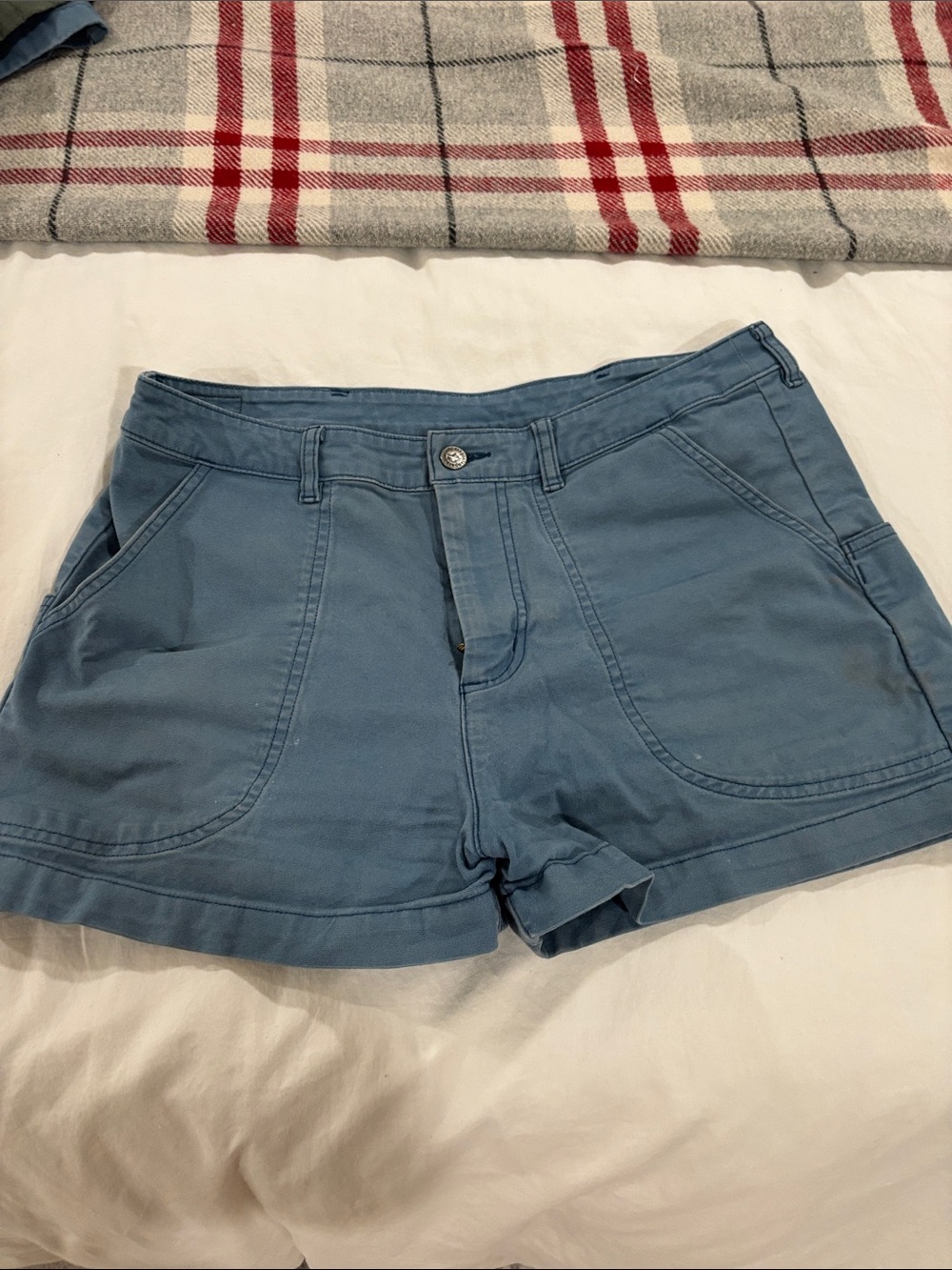 Patagonia Light Blue Women's Cotton Shorts